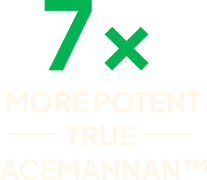 7x More Potent True Acemannan