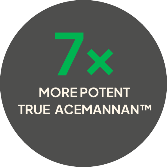 7x More Potent True Acemannan